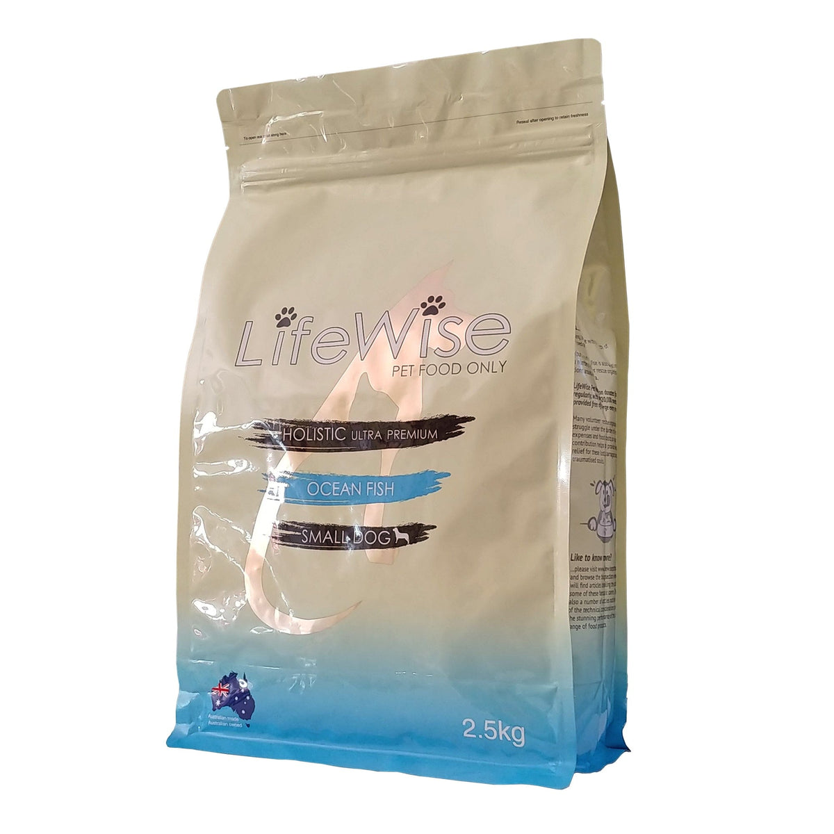 LifeWise Dog Dry Food Lifewise Ocean Fish Small Bites 2.5kg
