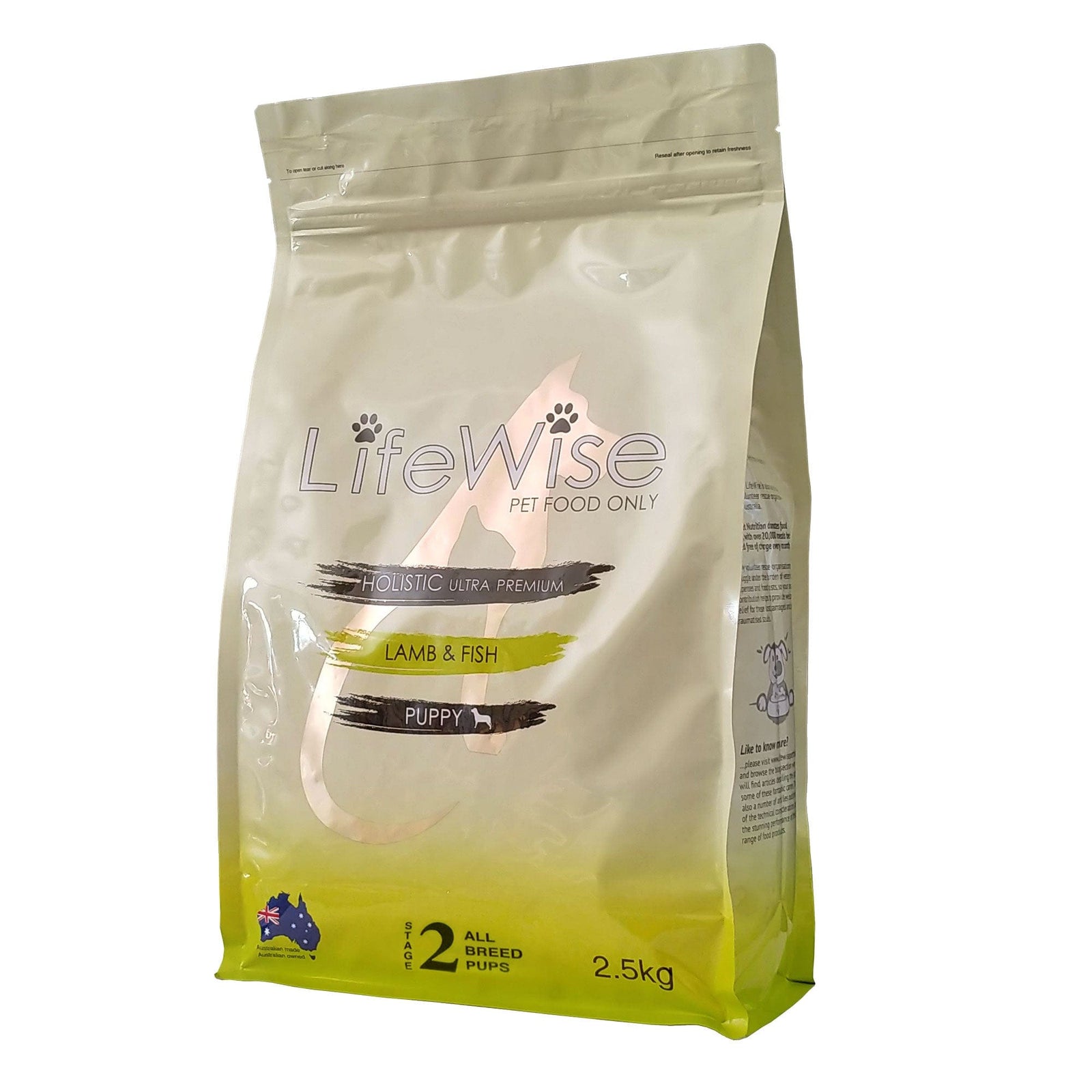 LifeWise Dog Dry Food Lifewise Puppy Lamb and Fish 2.5kg