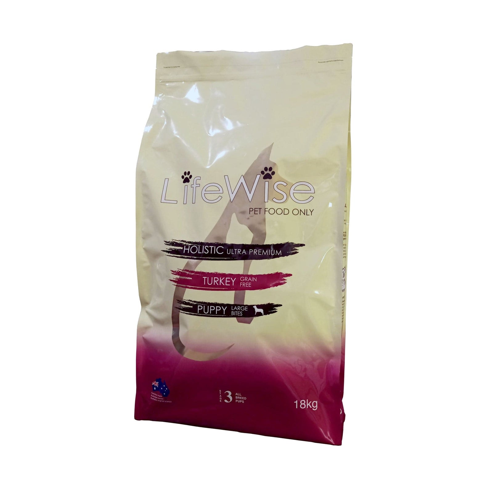 LifeWise Dog Dry Food Lifewise Puppy Turkey Grain Free Large Bites 18kg