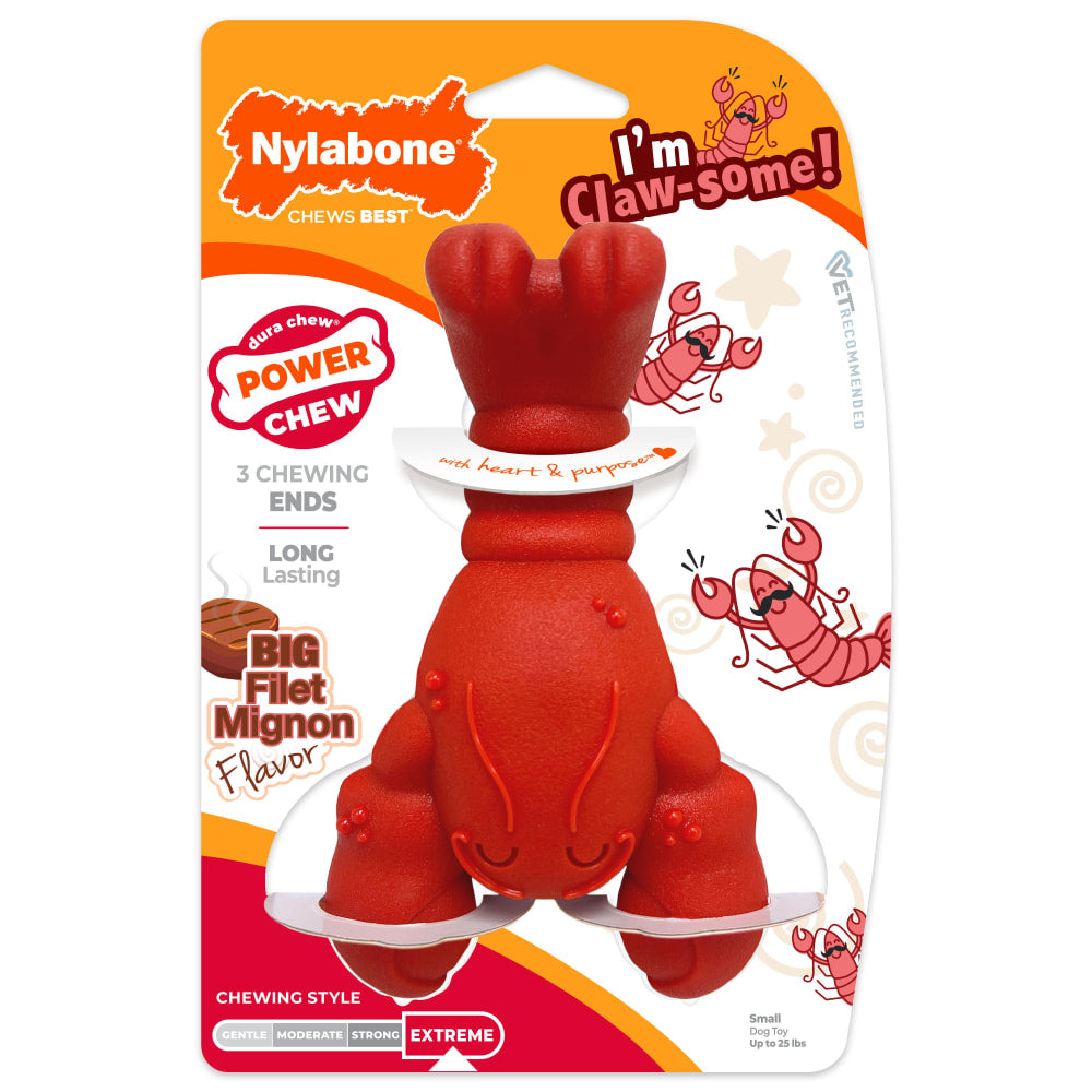 Power Chew Lobster Dog Chew Toy