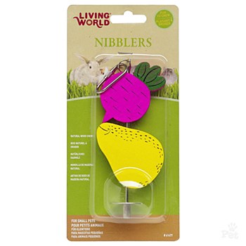 Living World Nibblers Beet & Pear Wood Chew