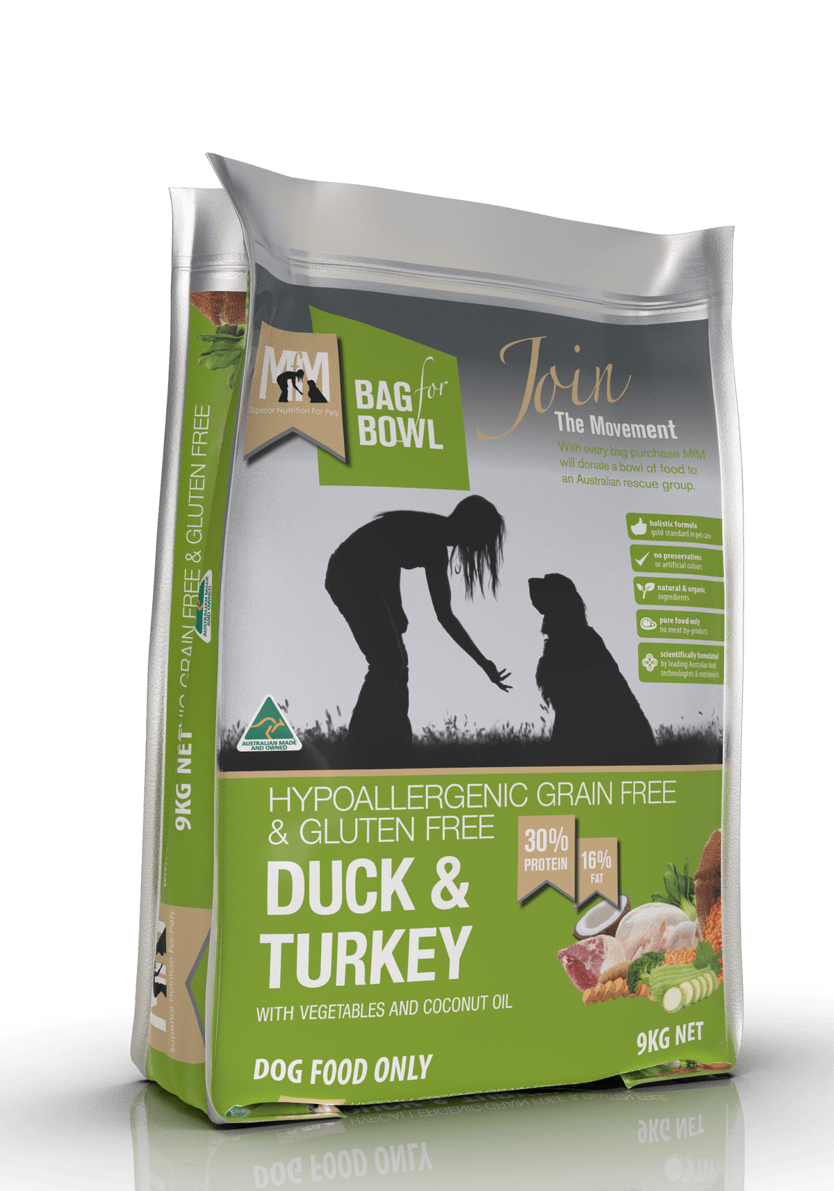 Meals For Mutts Dog Dry Food Default Meals For Mutts Dog Grain Free Duck & Turkey 9Kg