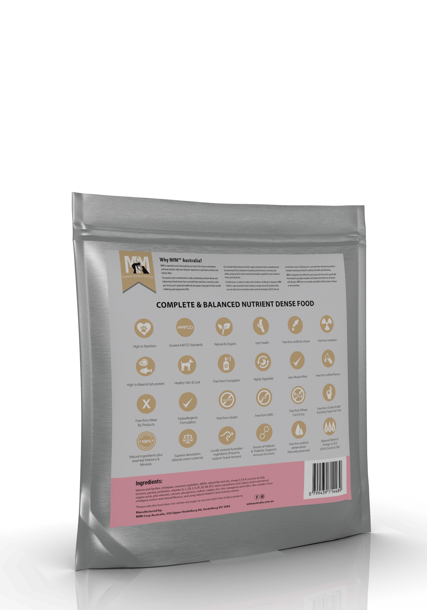 Meals For Mutts Dog Grain Free Salmon Sardine Robbos pet