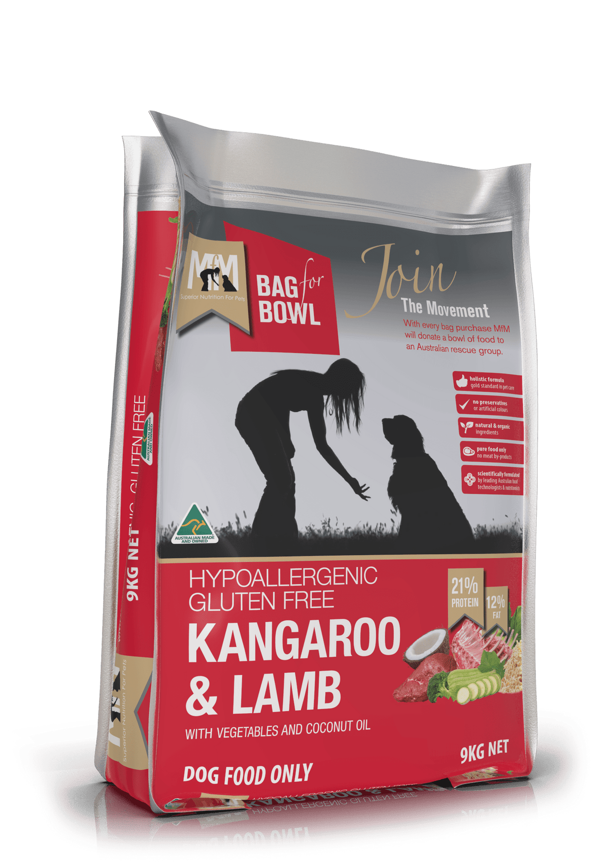 Meals For Mutts Dog Dry Food Default Meals For Mutts Dog Kangaroo & Lamb 9Kg
