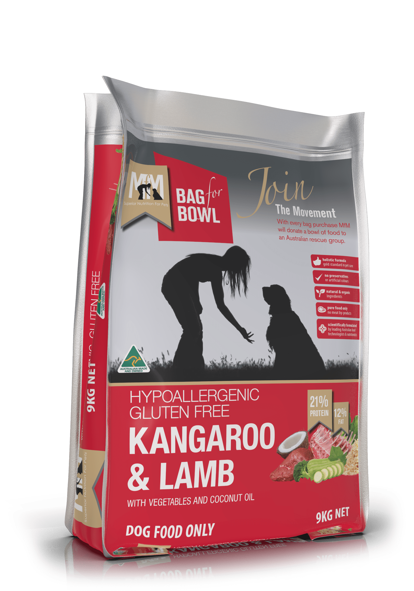 Meals For Mutts Dog Dry Food Default Meals For Mutts Dog Kangaroo & Lamb 9Kg