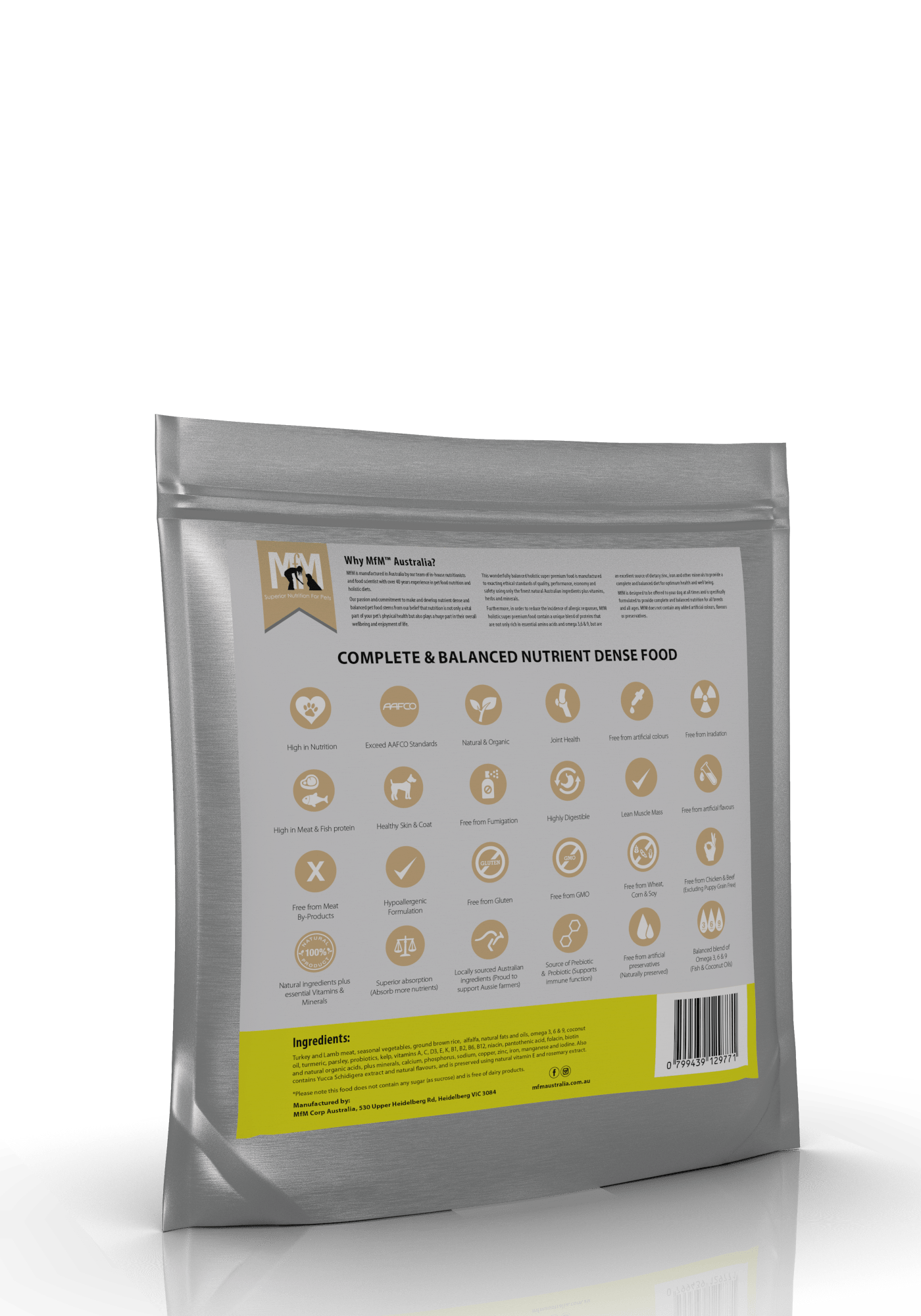 Meals For Mutts Dog Dry Food Default Meals For Mutts Dog Lite Turkey & Lamb 2.5Kg