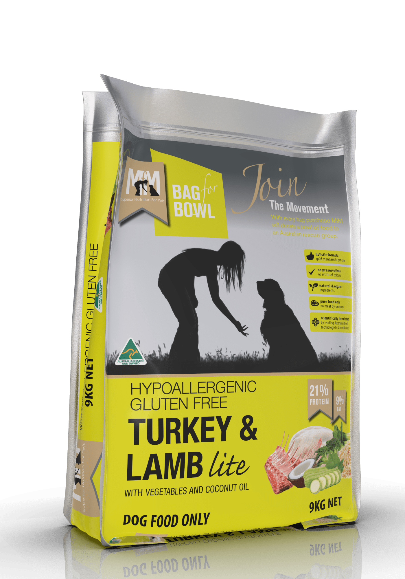 Meals For Mutts Dog Dry Food Default Meals For Mutts Dog Lite Turkey & Lamb 9Kg