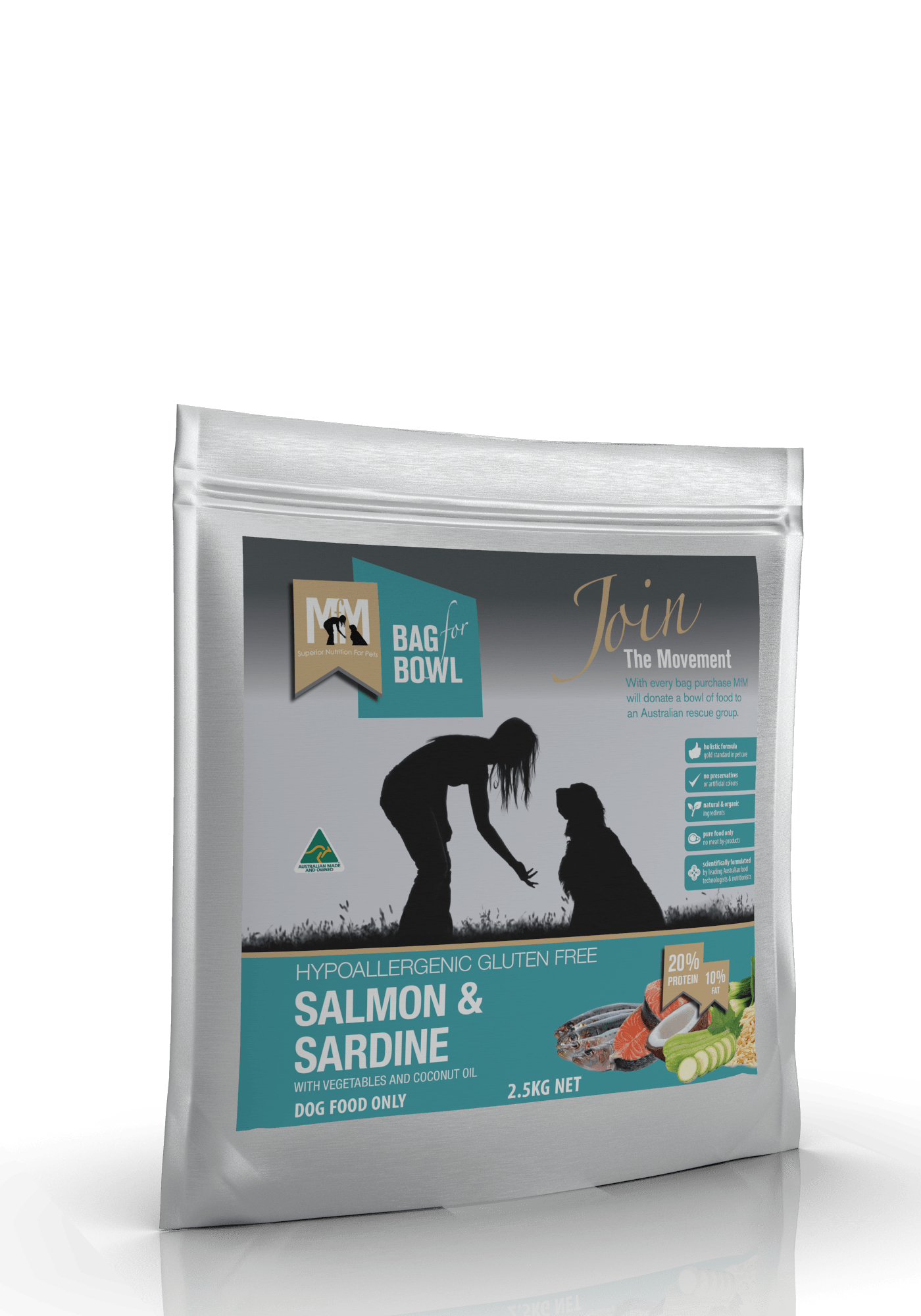Meals For Mutts Dog Dry Food Default Meals For Mutts Dog Salmon & Sardine 2.5Kg