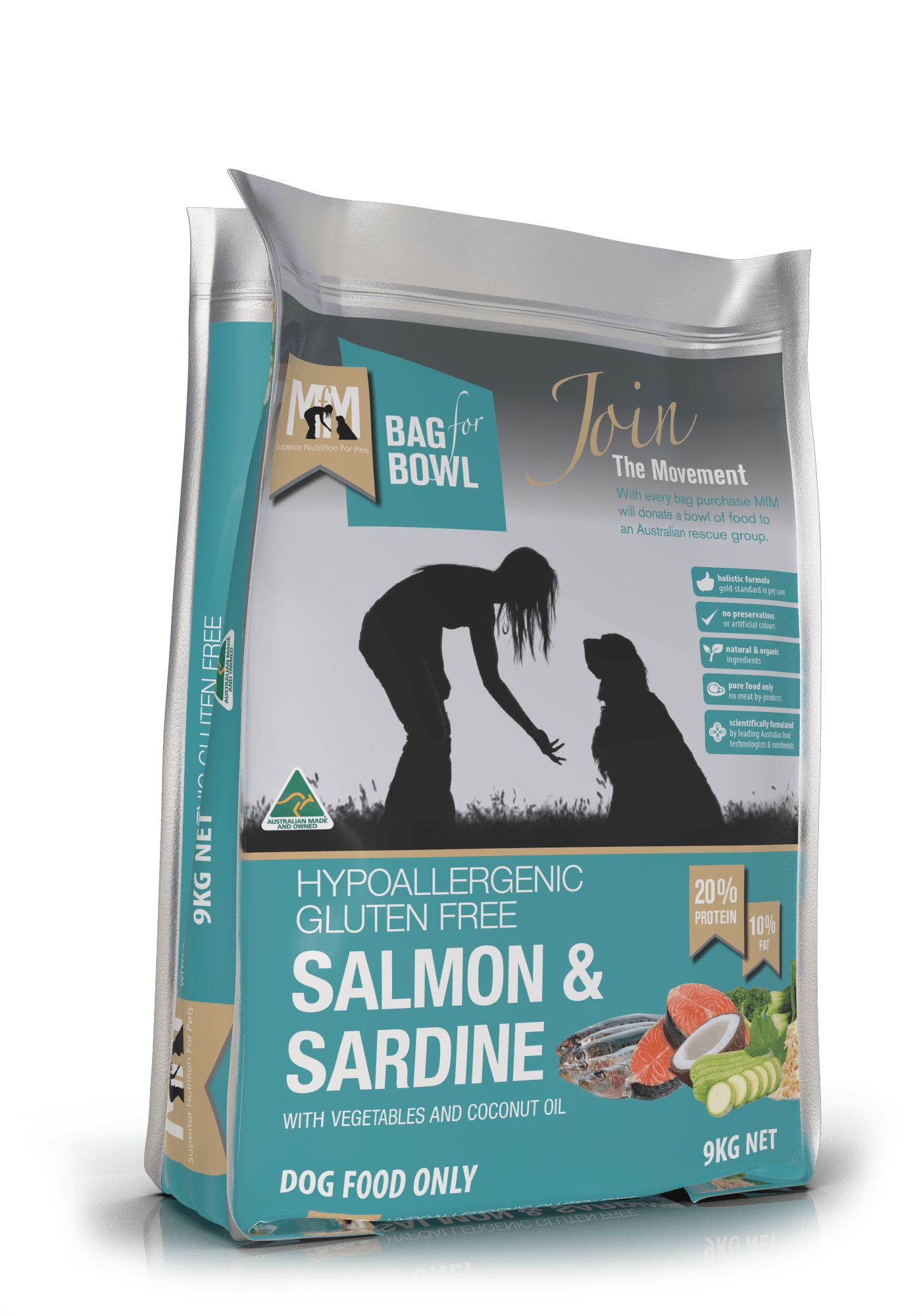 Meals For Mutts Dog Dry Food Default Meals For Mutts Dog Salmon & Sardine 9Kg