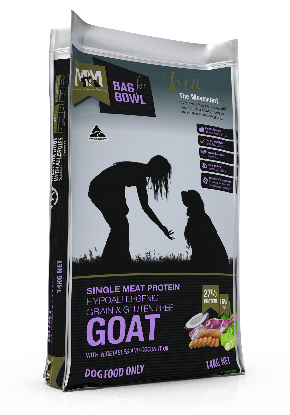 Meals For Mutts Single Protein Grain Free Goat 14kg