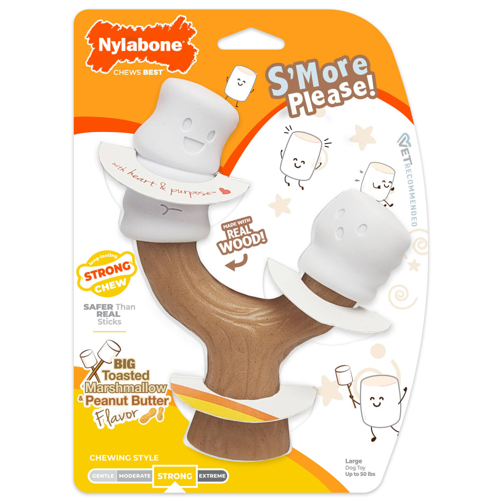 Strong Chew Marshmallow Stick Dog Chew Toy