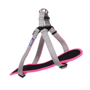 Kazoo Active Walking Harness Silver Pink Medium