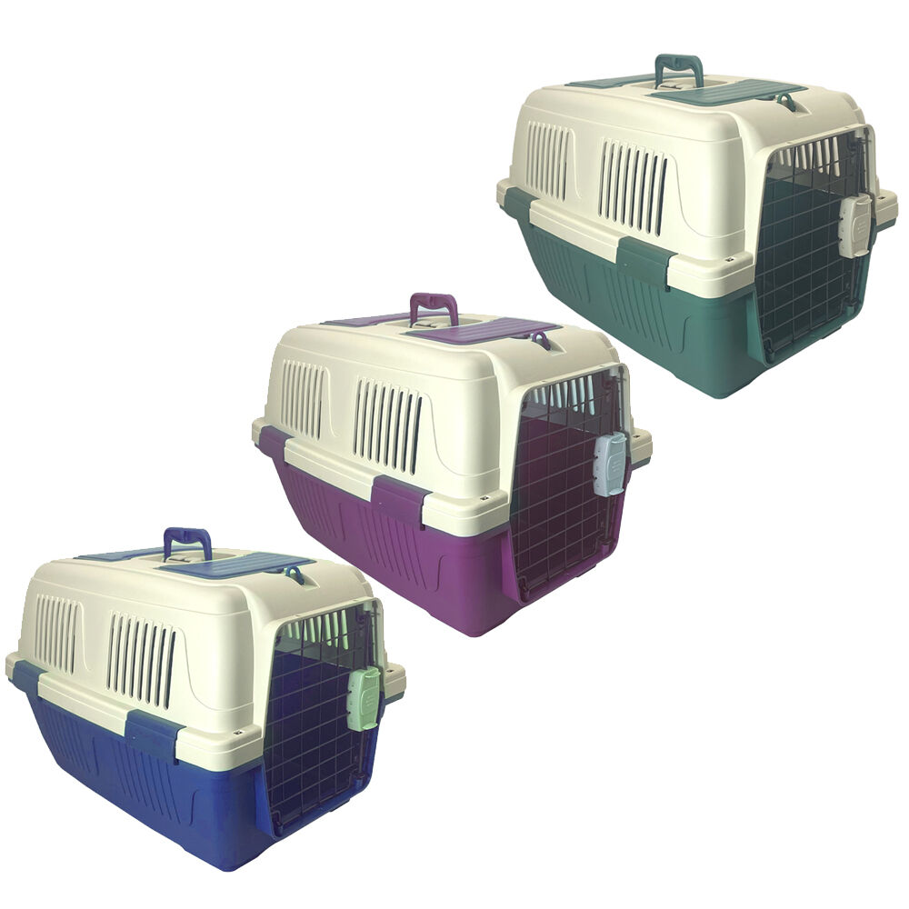 Showmaster Large Deluxe Plastic Pet/Cat/Dog Carrier