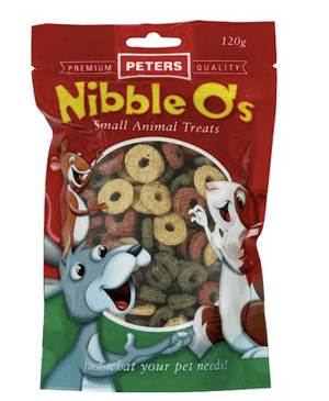 Peters Small Animal Treats & Accessories Peters Nibble O's 120g