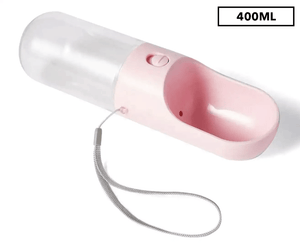 Petkit Dog Food & Water Bowls Pink Portable Pet Drinker 400ml