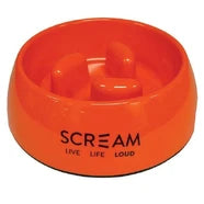 Scream round Slow down Pillar Bowl Orange