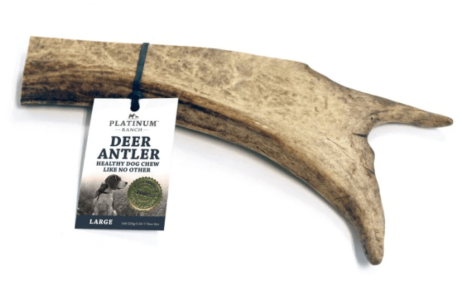 Platinum Ranch Dog Treats Large Deer Antler