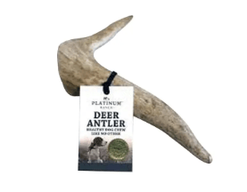 Platinum Ranch Dog Treats Medium Deer Antler