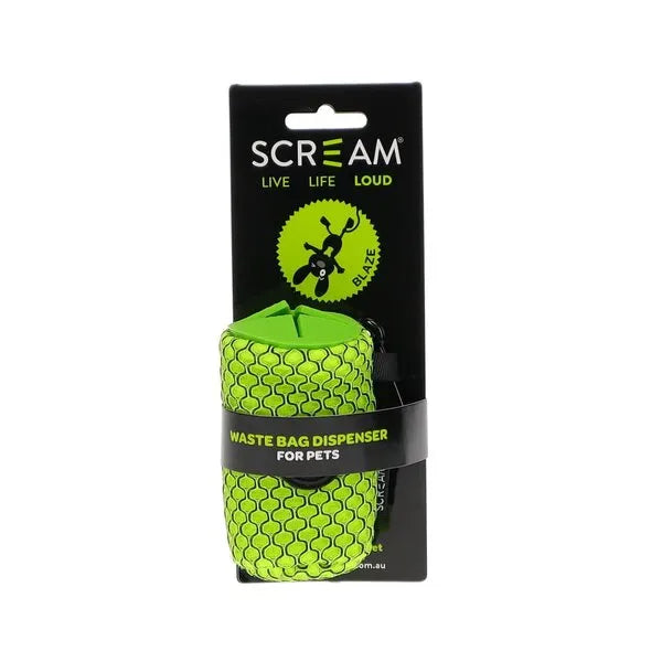 Scream Pet Waste Bag Dispenser w/clip