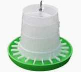 Show Master Green and White Poultry/Bird Suspension Feeder 5KG