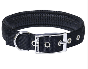 Prestige Pet Dog Collars, Leads & Harnesses Black Prestige Soft Padded Collar 51cm