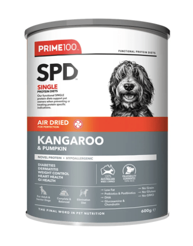 Prime100 Dog Dry Food Prime100 SPD™ Air Dried Kangaroo & Pumpkin 600g