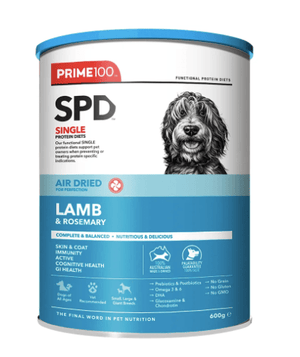 Prime100 Dog Dry Food Prime100 SPD™ Air Dried Lamb & Rosemary 600g