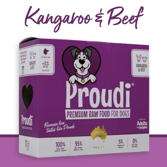 Proudi Dog Raw Food Proudi Dog Kangaroo & Beef 2.4kg