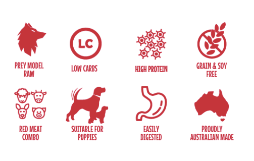 Proudi Dog Raw Food Proudi Dog Red Combo 2.4kg