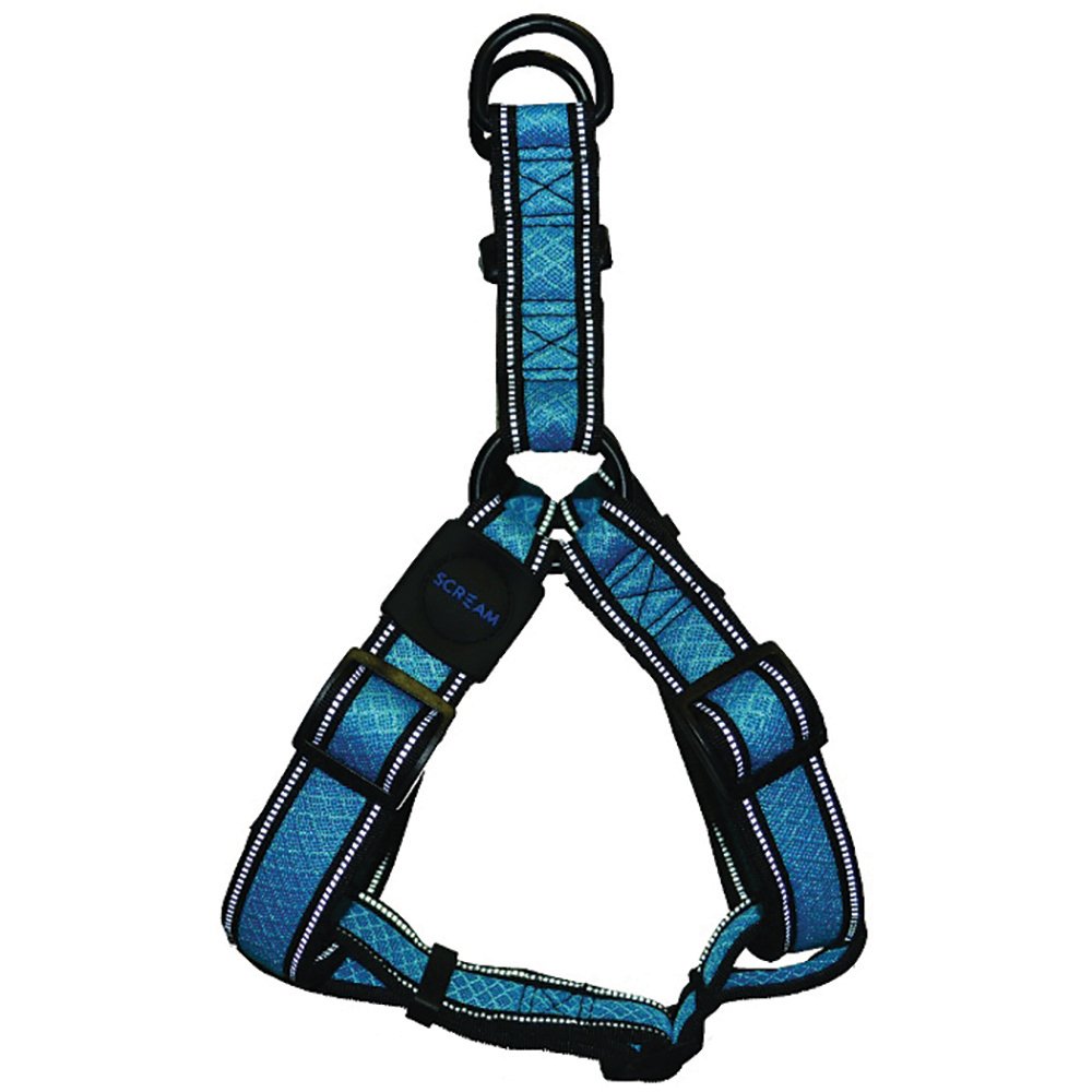 Scream REFLECTIVE STEP IN HARNESS Loud Blue