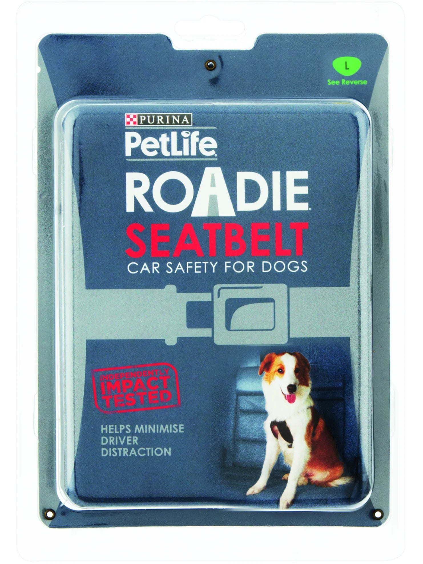 PetLife Roadie Dog Seatbelt Harness - Large