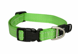 Rogz Dog Collars, Leads & Harnesses Green Rogz Classic Collar Large 34-56cm