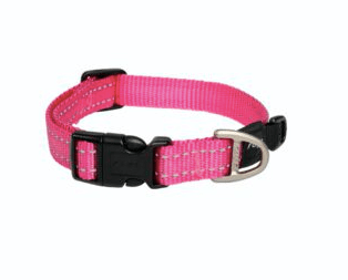 Rogz Dog Collars, Leads & Harnesses Pink Rogz Classic Collar Extra Small 16-22cm