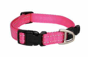Rogz Dog Collars, Leads & Harnesses Pink Rogz Classic Collar Large 34-56cm