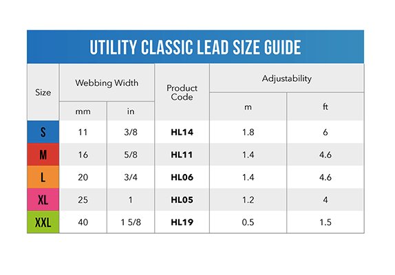 Rogz Dog Collars, Leads & Harnesses Rogz Classic Lead Large 1.4m
