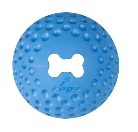Rogz Dog Toy Gumz Chew Ball Blue Large