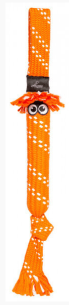 Rogz Dog Toy Scrubz Rope Toy Orange Large