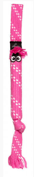 Rogz Dog Toy Scrubz Rope Toy Pink Large
