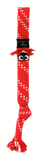 Rogz Dog Toy Scrubz Rope Toy Red Small