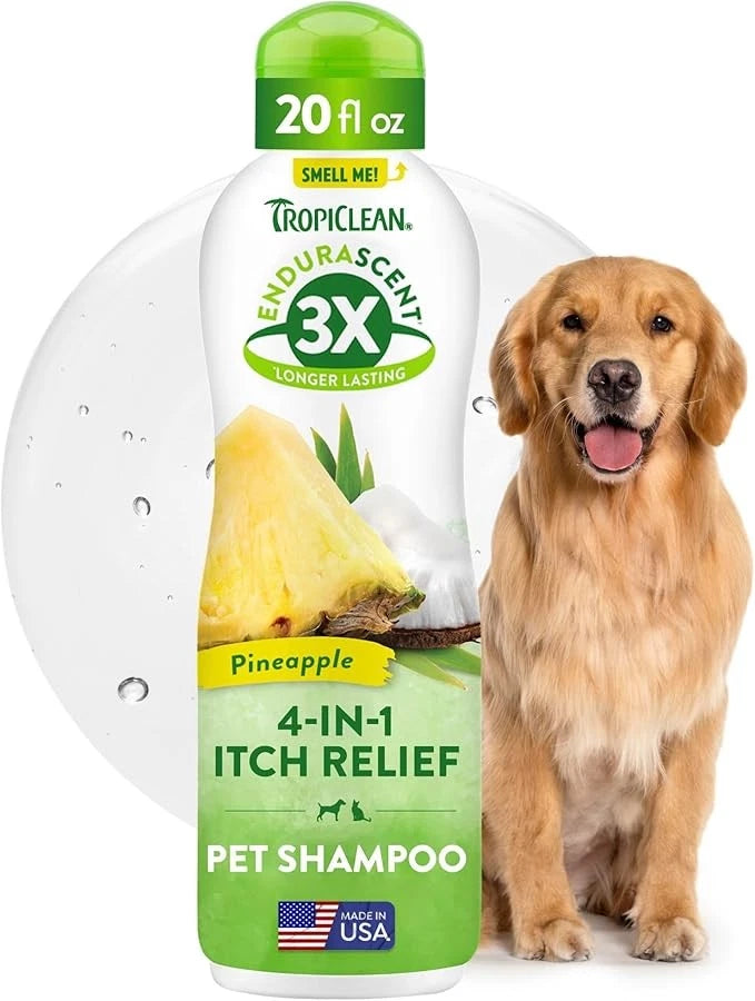Tropiclean pet shampoo 4 in 1 itch Relief