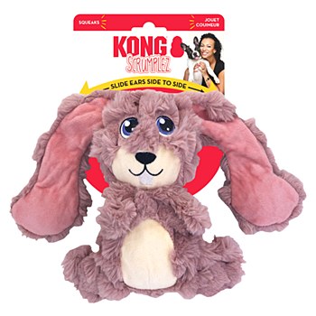 Kong Scrumplez Tug Squeaker Bunny