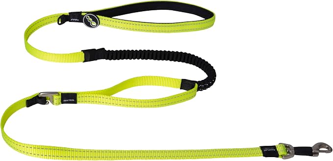 Rogz Control Shock Absorbing Bungee Dog Lead Medium 1.4M
