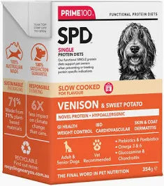 Prime100 SPD™ Slow Cooked Venison & Sweet Potato 354g