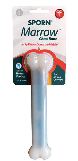 Sporn Dog Toy Sporn Marrow Chew Bone Beef Jerky Flavour Large