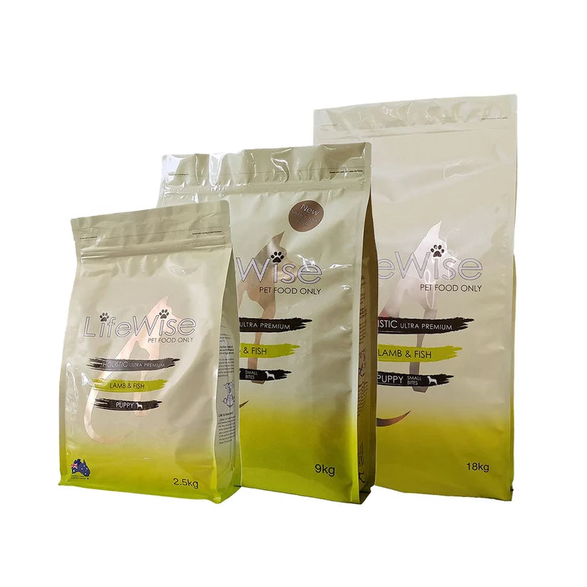 Lifewise Puppy Dog Food Lamb and Fish Small Bites Stage 2