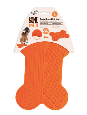 Tasty Bone Dog Food & Water Bowls Lik Mat Tasty Bone Large