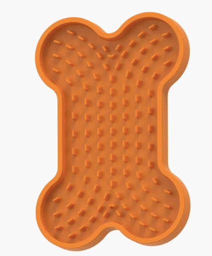 Tasty Bone Dog Food & Water Bowls Lik Mat Tasty Bone Small