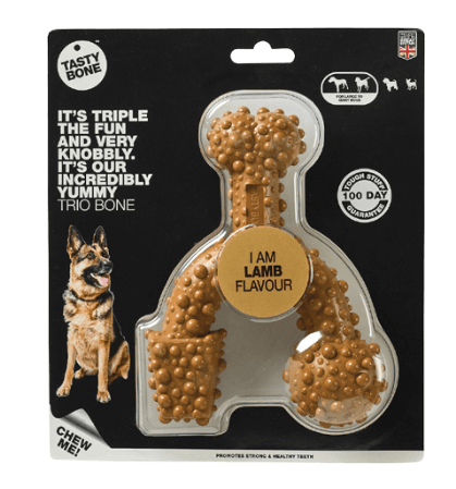 Tasty Bone Dog Toy Tasty Bone Nylon Tasty Bone Lamb Large