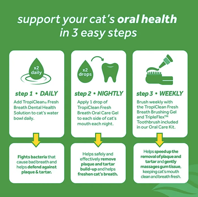 Tropiclean Cat Health & Protection Tropiclean Fresh Breath Water Additive Cat 473ml