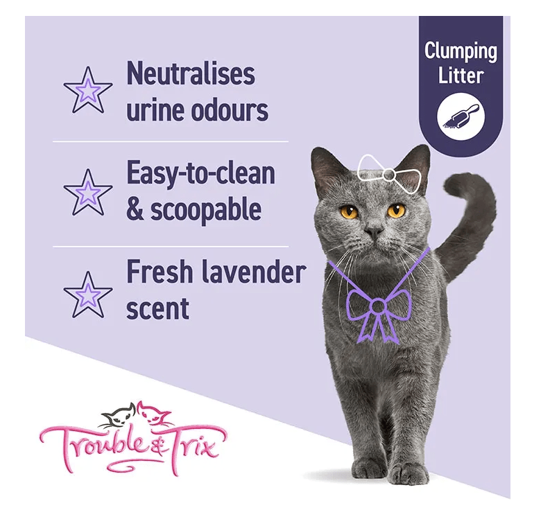 Trouble & trix lavender cat outlet litter